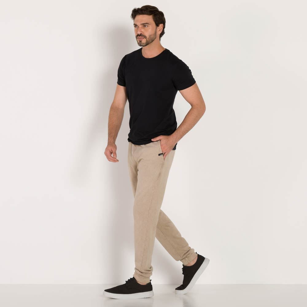 Calça de Moletom Marmorizado Nicoboco