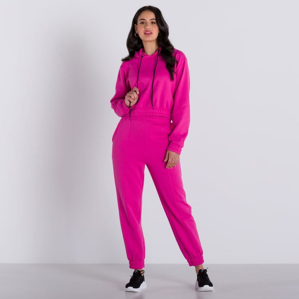 Calça de Moletom Peluciado Básico Scream