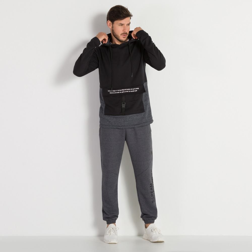 Calça De Moletom Sem Pelúcia Scream