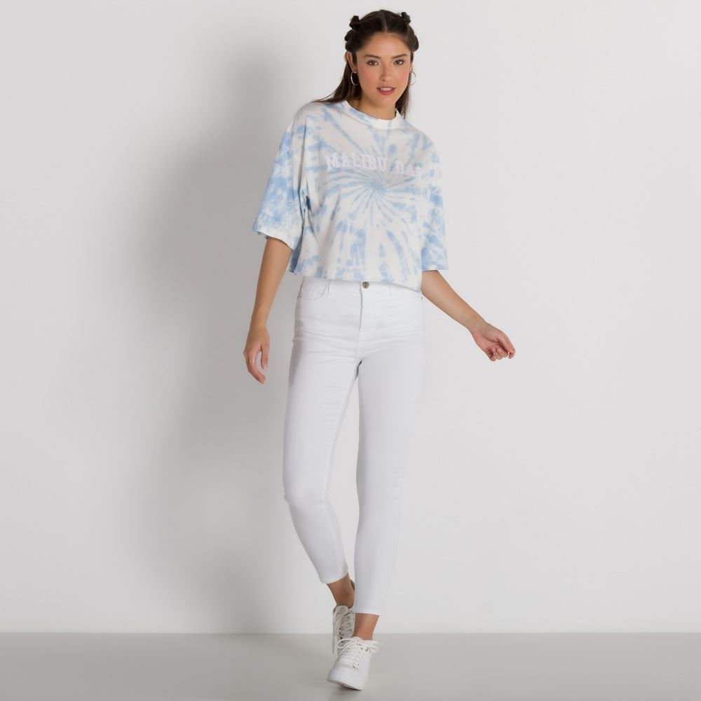 Calça de Sarja Cigarrete Lisa Patricia Foster