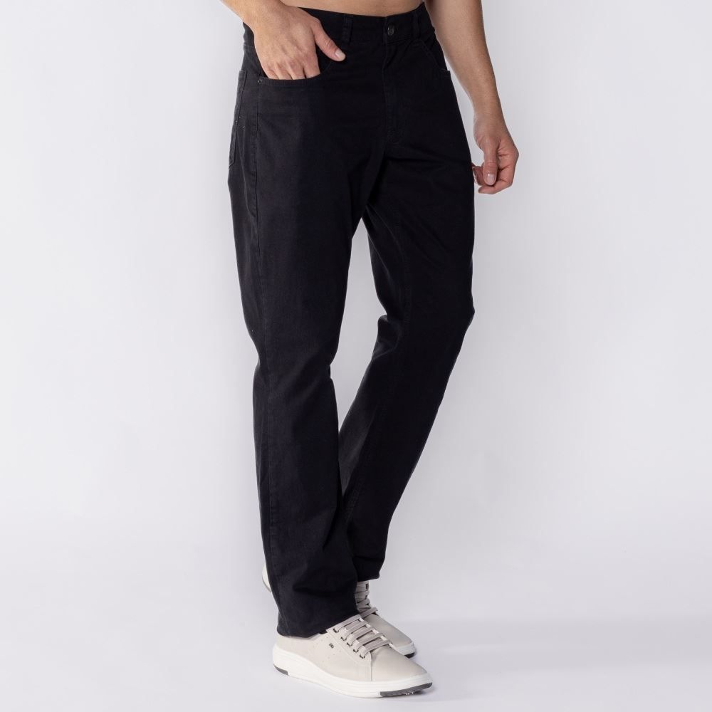 Calça De Sarja Masculina Tradicional Five Marc Alain