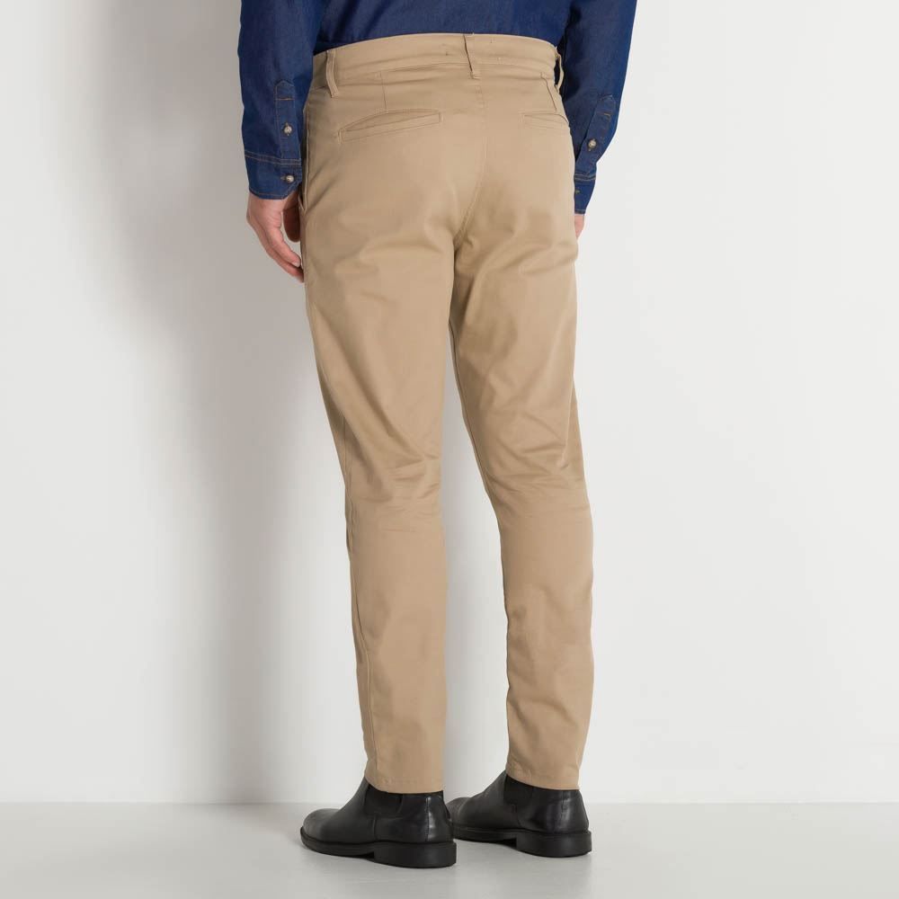 Calça Em Sarja Bolso Faca Marc Alain