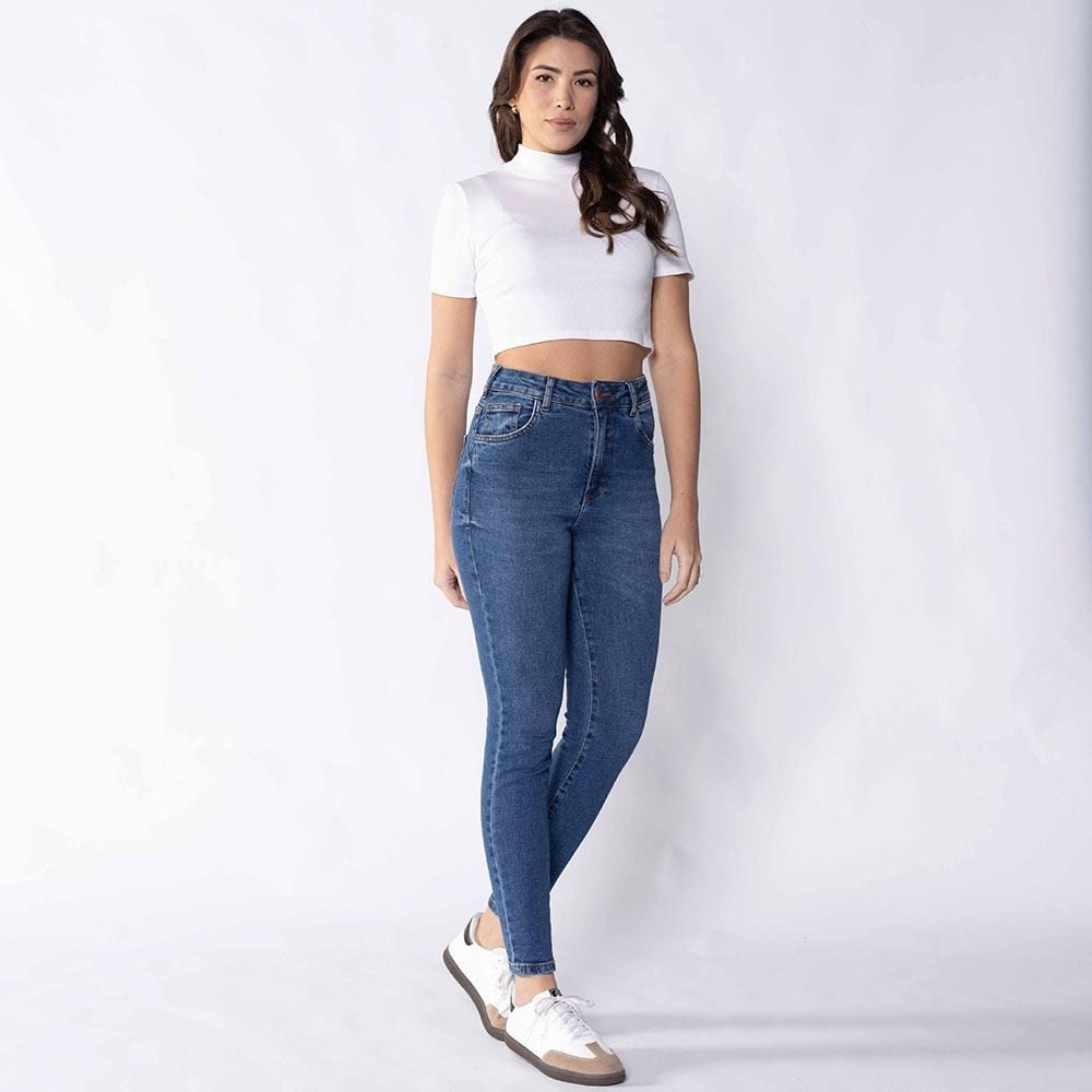 Calça Feminina Cigarrete Jeans Boby Blues