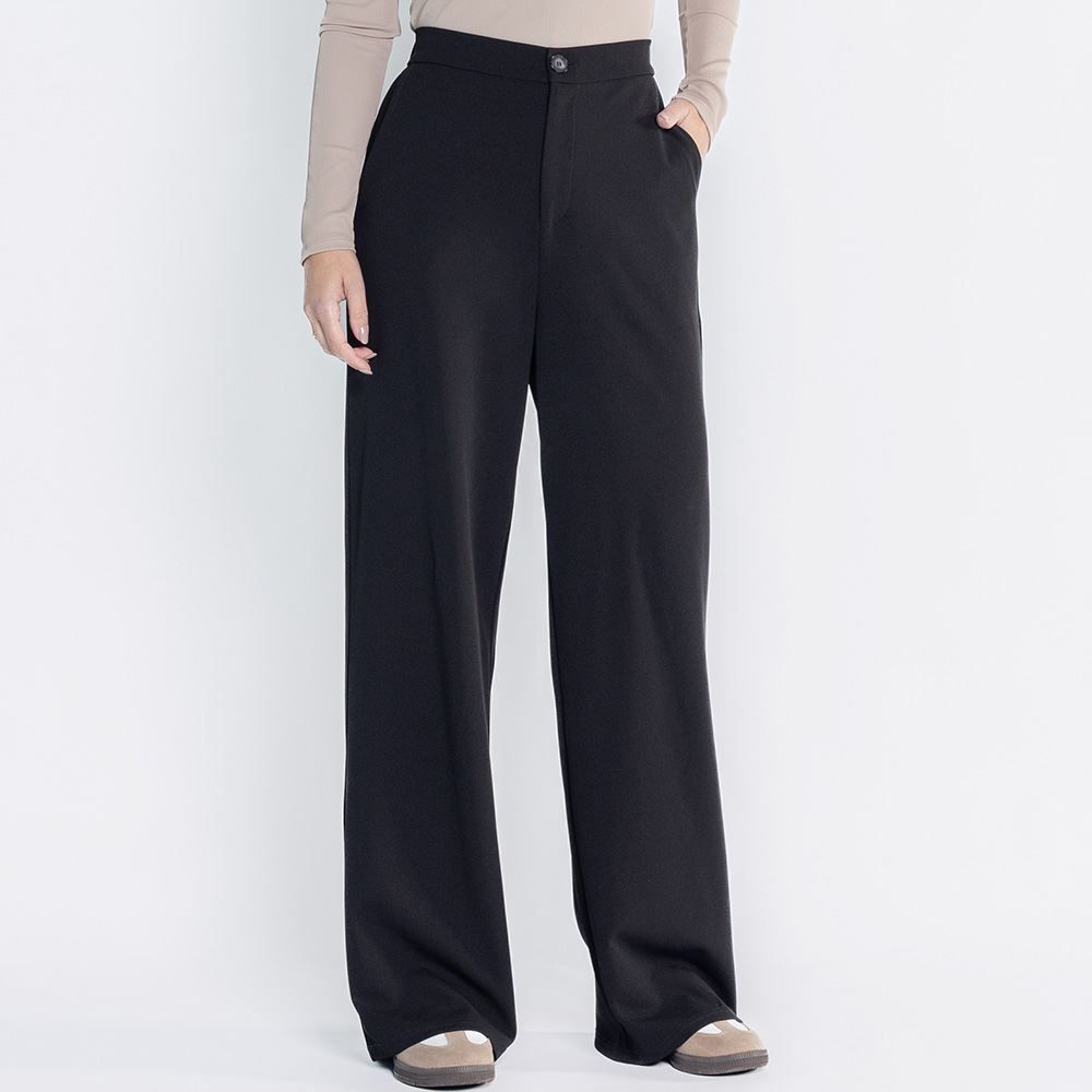 Calça Feminina De Alfaiataria Em Malha Crepe Patricia Foster