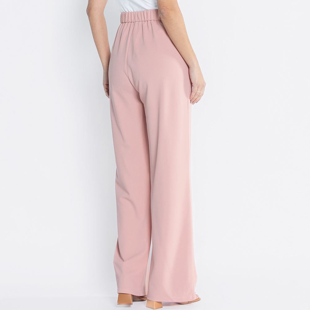 Calça Feminina De Alfaiataria Em Malha Crepe Patricia Foster