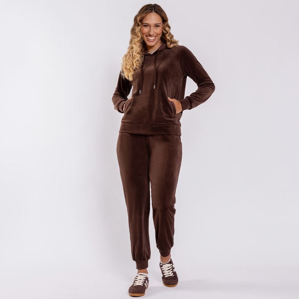 Calça Feminina Esportiva Jogger em Plush Scream