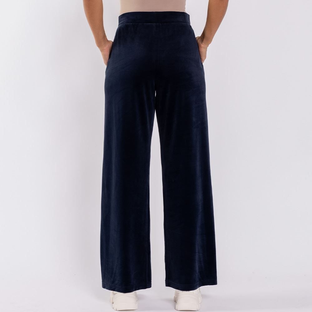 Calça Feminina Esportiva Wide Leg Em Plush Scream