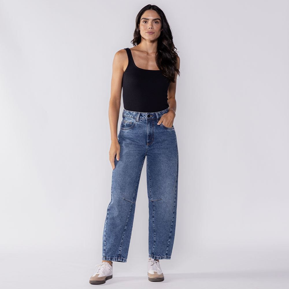 Calça Feminina Jeans Balloon Boby Blues