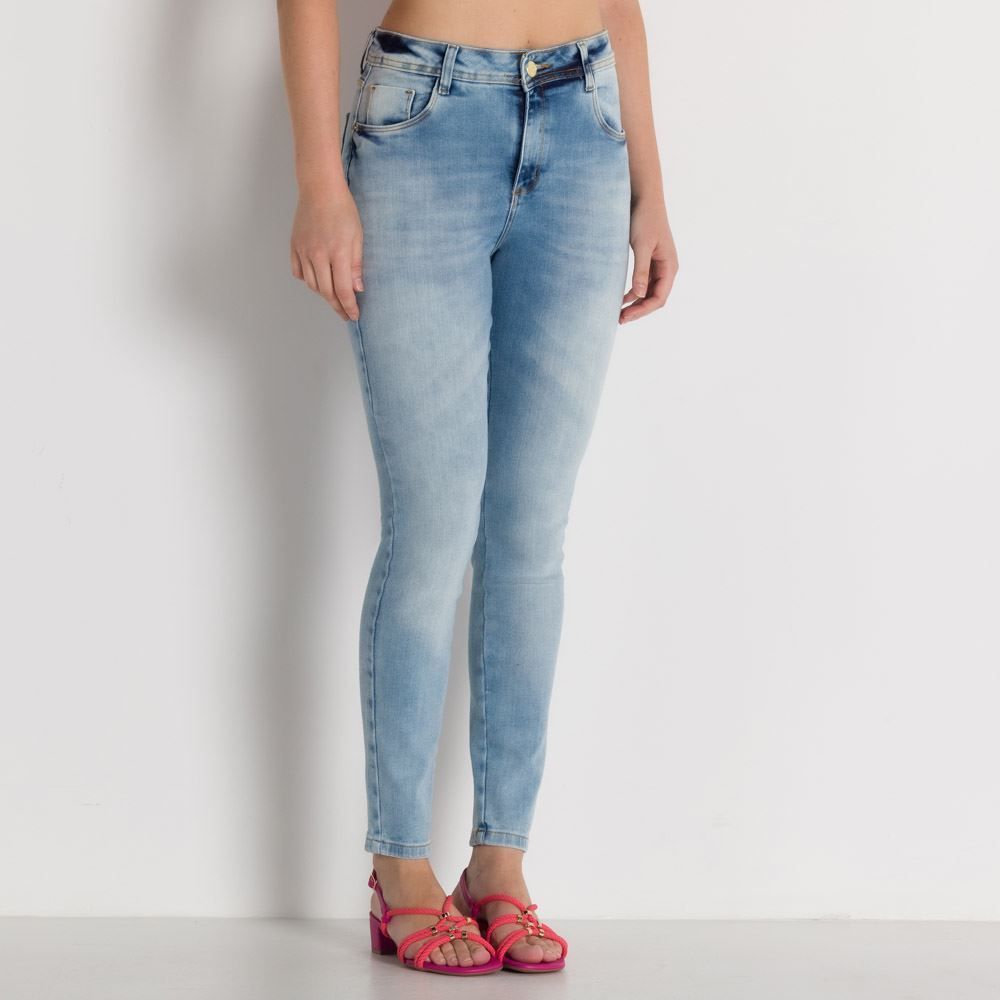 Calça Feminina Jeans Cigarrete Patrícia Foster