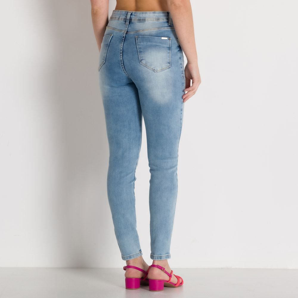 Calça Feminina Jeans Cigarrete Patrícia Foster