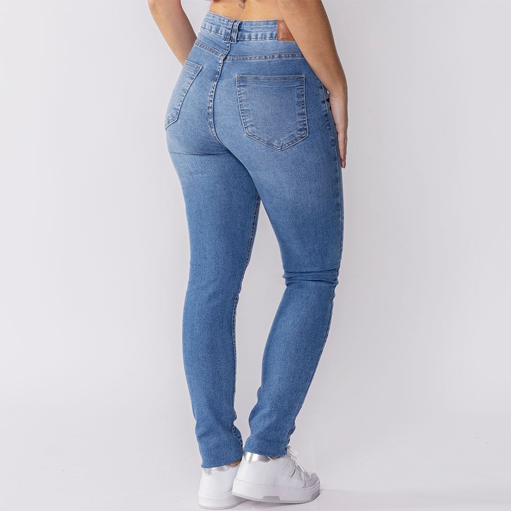 Calça Feminina Jeans Skinny Básica Patricia Foster