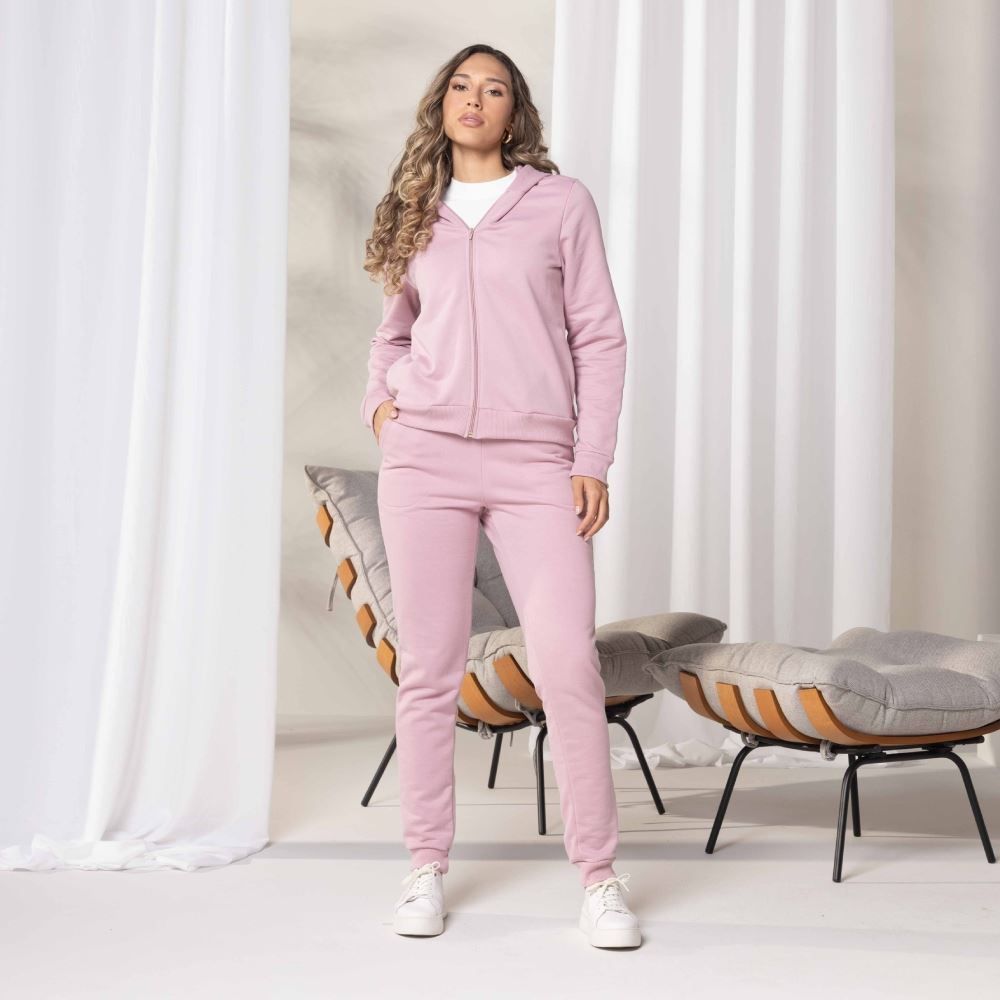 Calça Feminina Jogger De Moletom Peluciado Patricia Foster