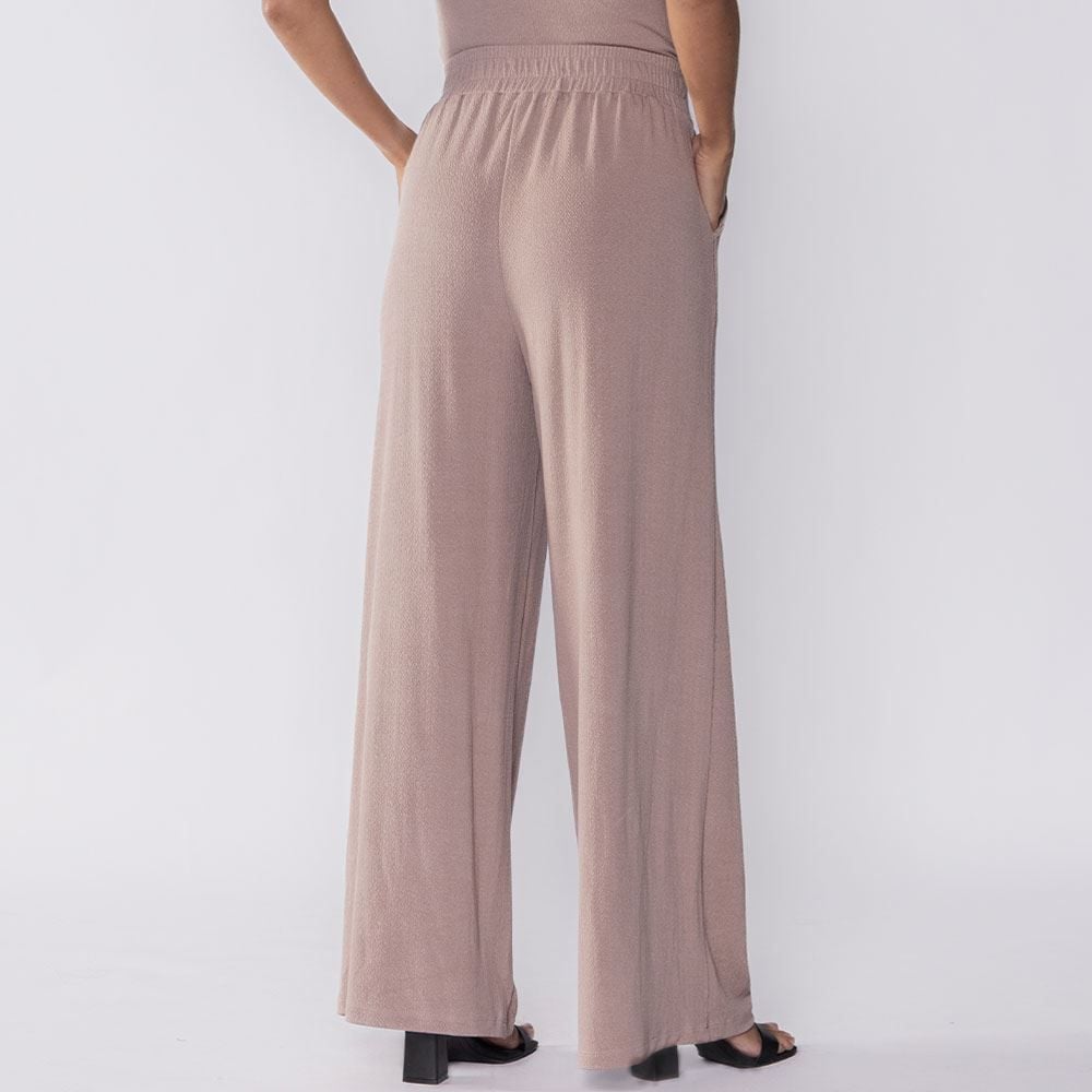 Calça Feminina Pantalona Em Crepe Patricia Foster