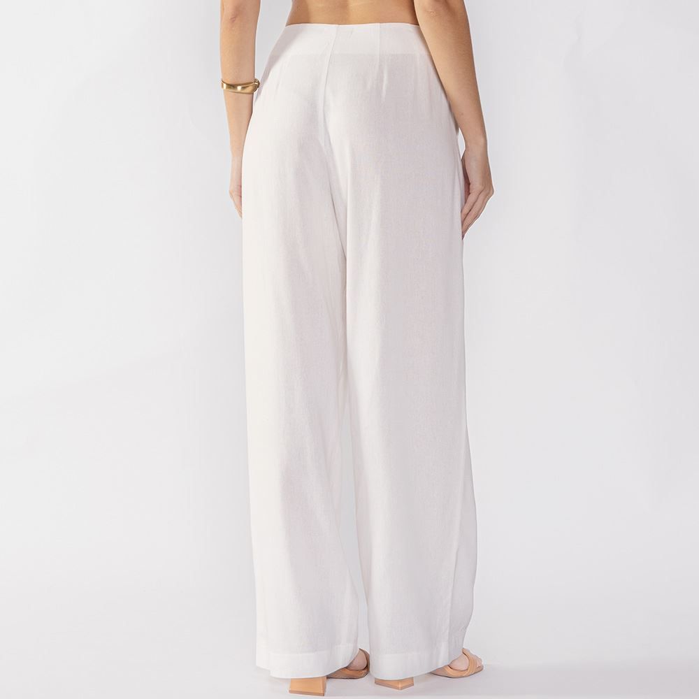 Calça Feminina Reta De Alfaiataria Ibis