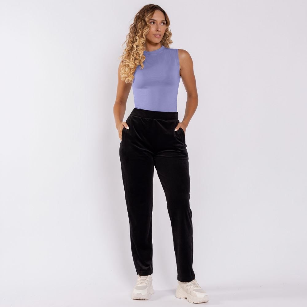 Calça Feminina Esportiva Reta em Plush Scream