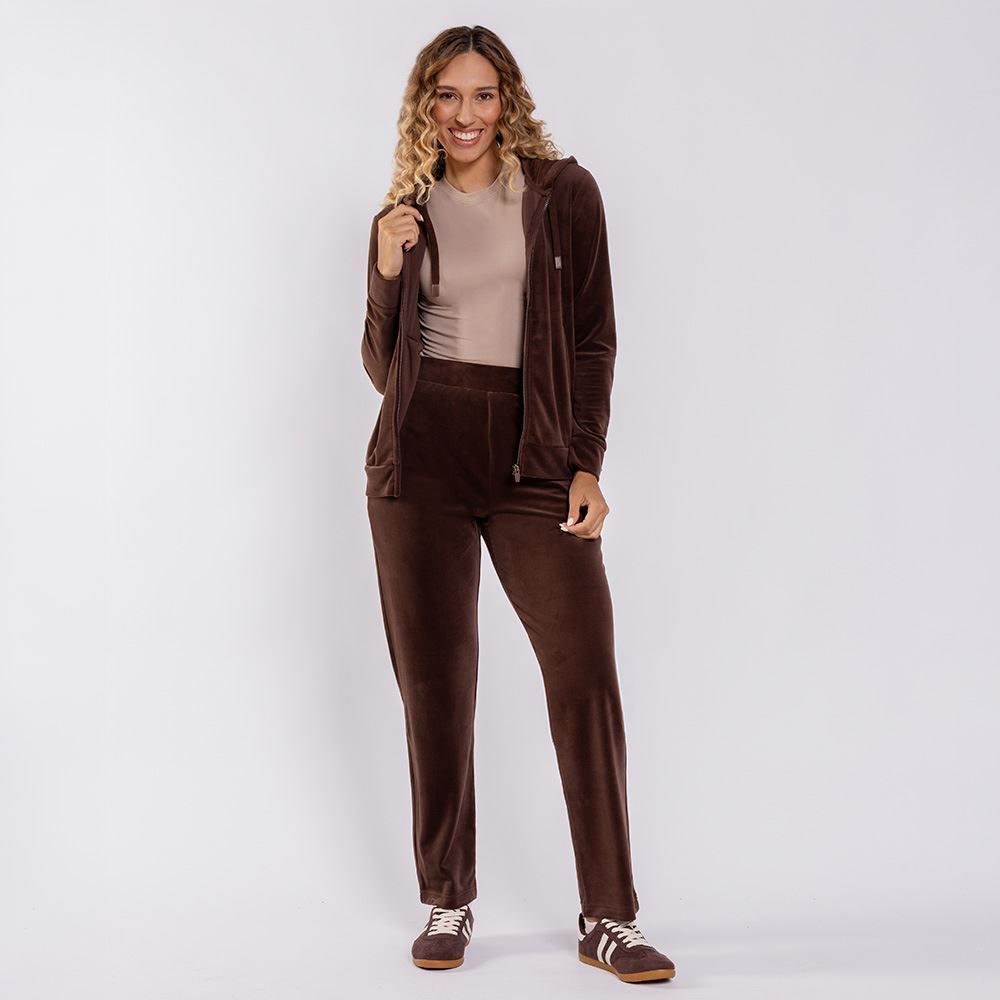 Calça Feminina Esportiva Reta em Plush Scream