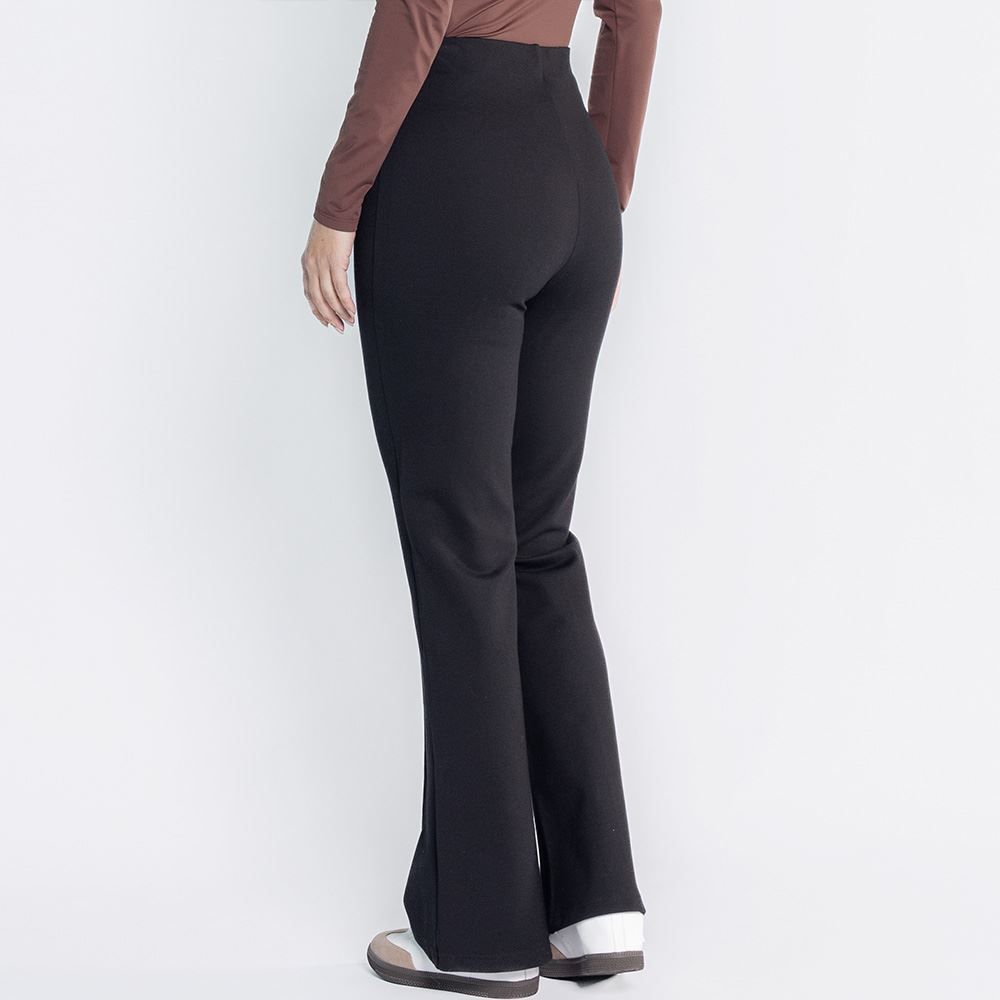 Calça Feminina Reta Malha Ponto Roma Patricia Foster