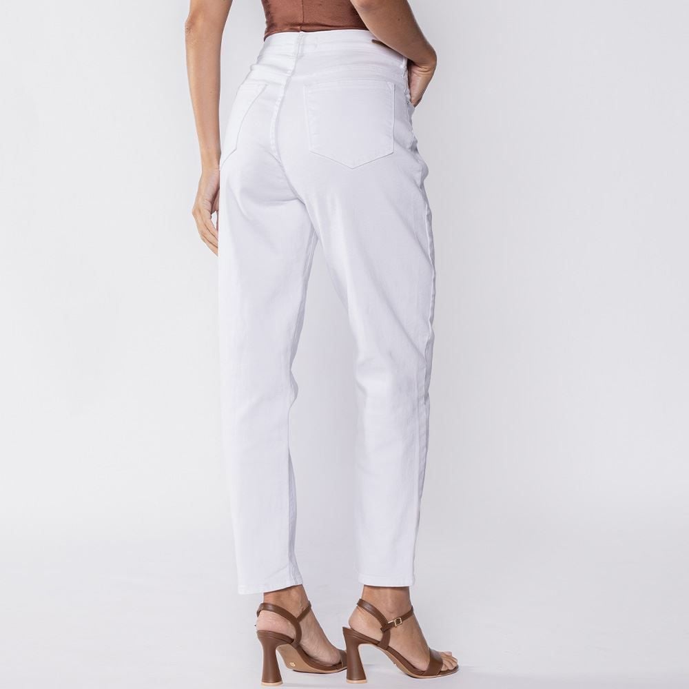 Calça Feminina Sarja Mom Patricia Foster