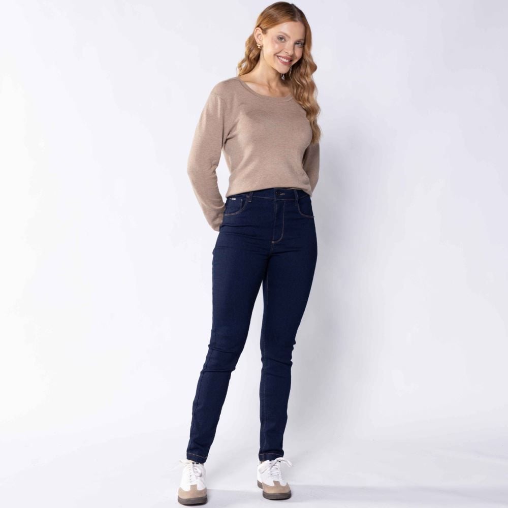 Calça Feminina Basic Skinny Jeans Patricia Foster