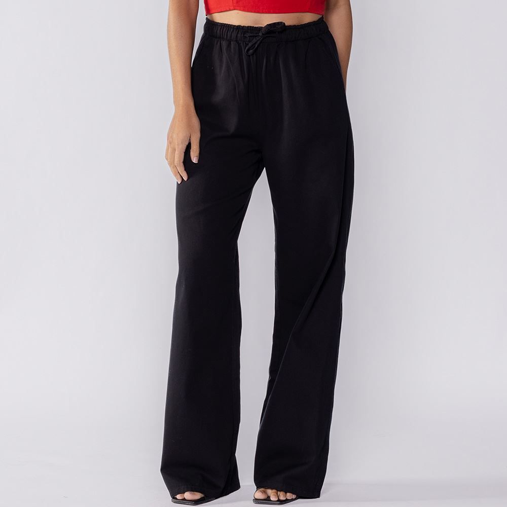 Calça Feminina Wide Leg Estilo Pijama Boby Blues