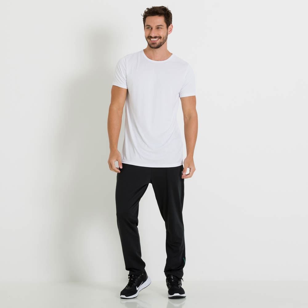 Calça Helanca Reta Com Pelúcia Scream