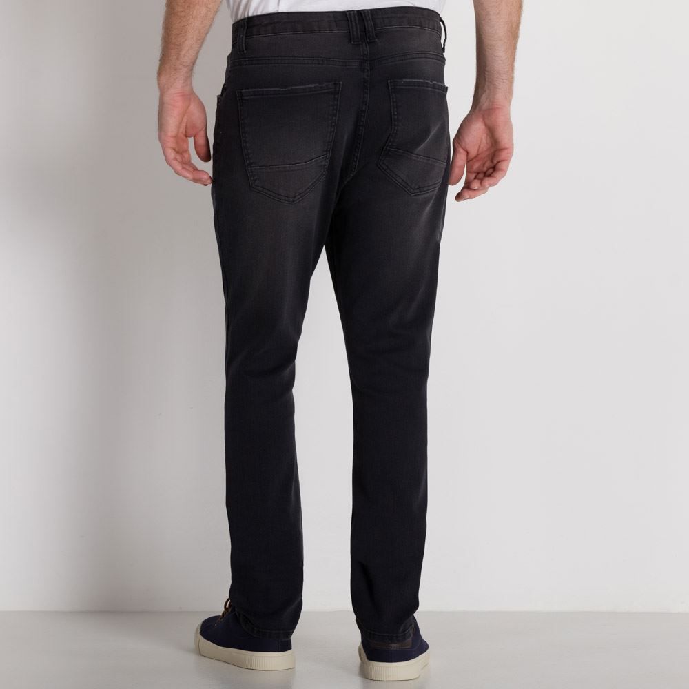 Calça Jeans Black com Bigodes 3D Marc Alain