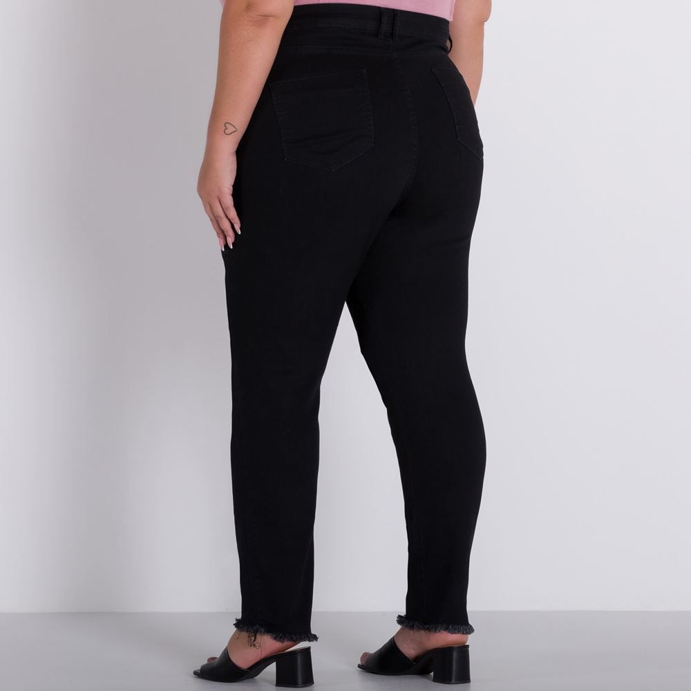 Calça Jeans Black Plus Size Patrícia Foster Mais