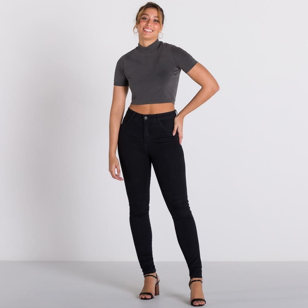 Calça Jeans Black Skinny Patrícia Foster