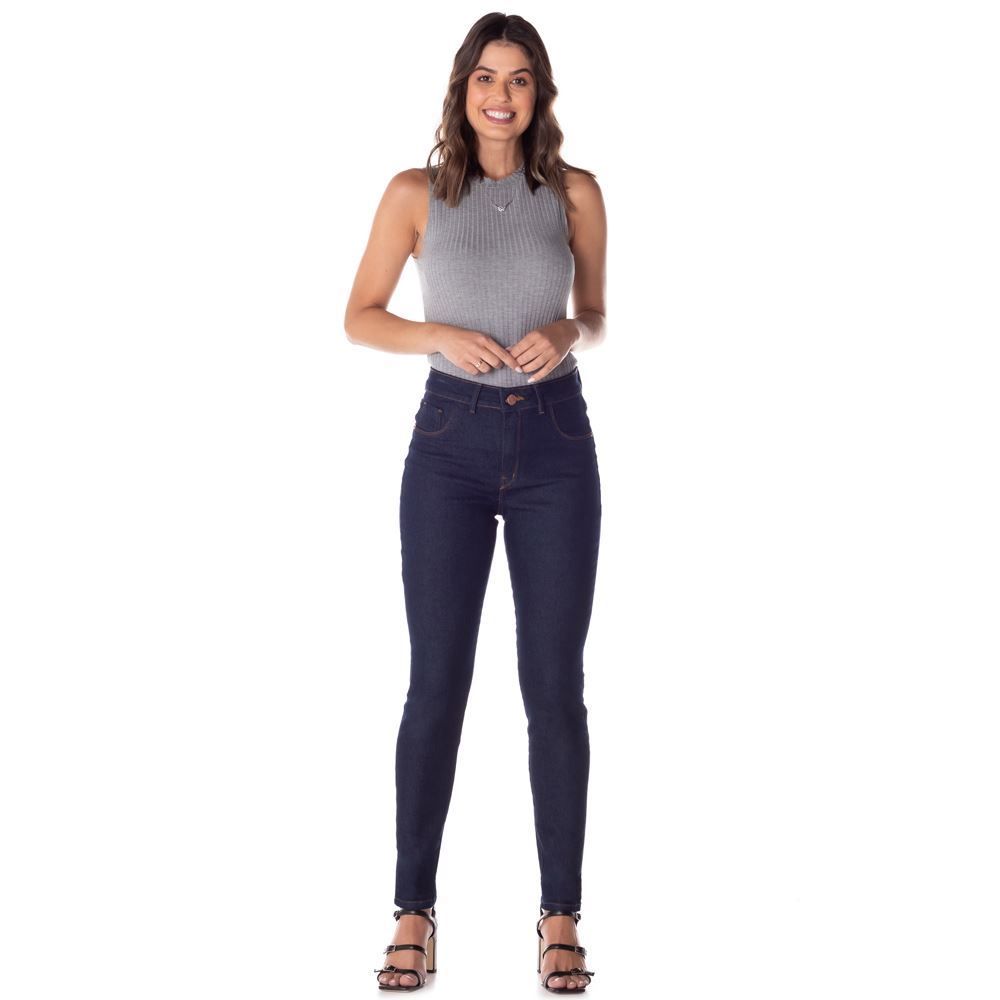 Calça Jeans Cigarrete Amaciada Conthato