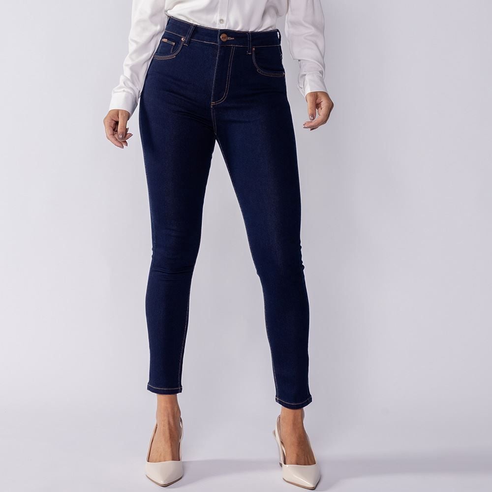 Calça Jeans Feminina Cigarrete Patricia Foster