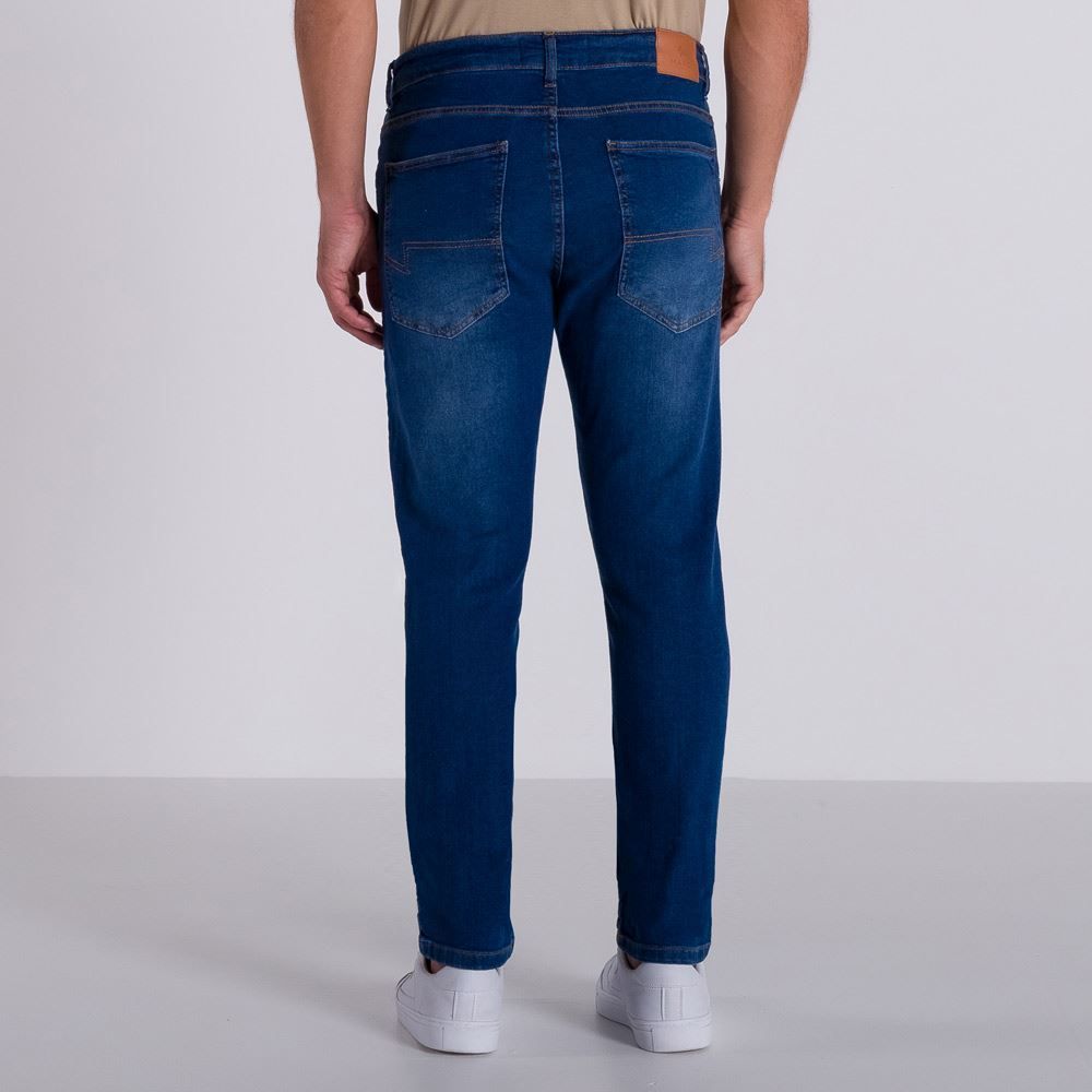 Calça Jeans com Puídos no Bolso Marc Alain