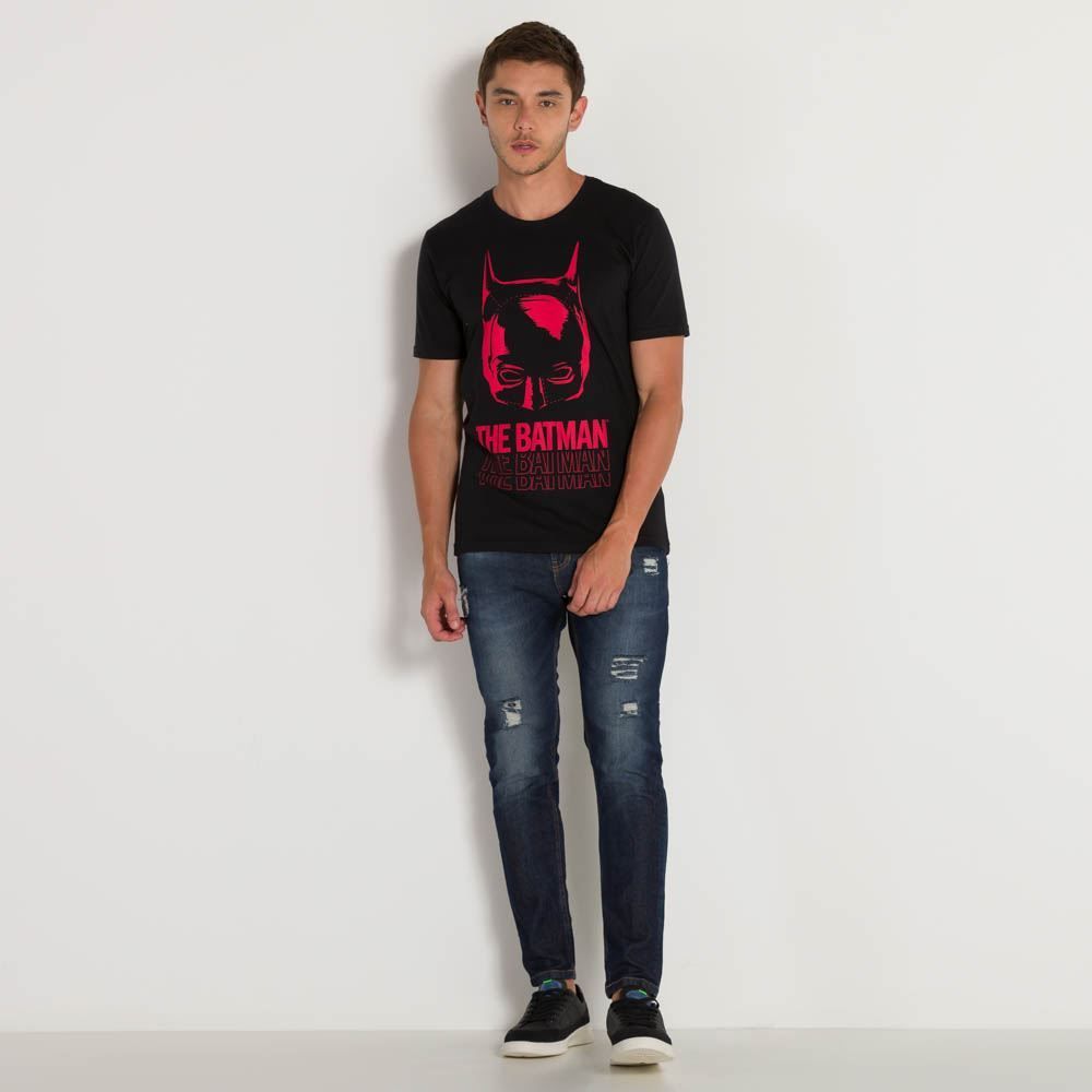 Calça Jeans Escura Fit Rock&Soda