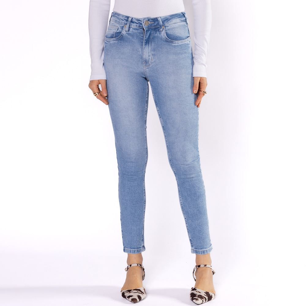 Calça Jeans Feminina Cigarrete Patricia Foster