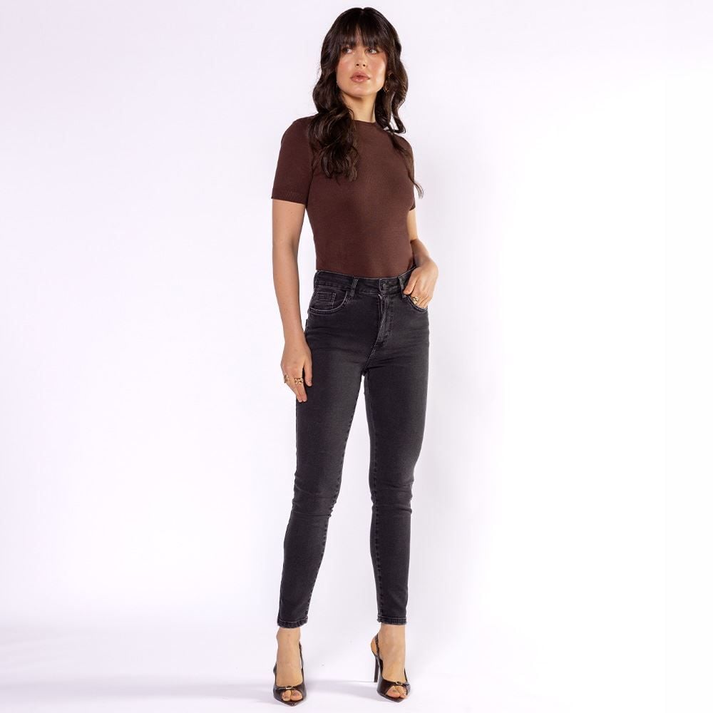Calça Jeans Feminina Cigarrete Patricia Foster