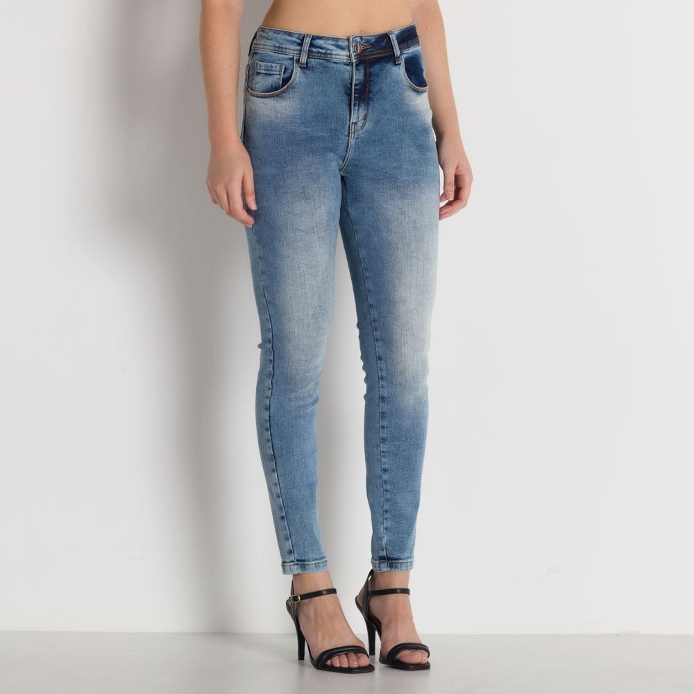 Calça Jeans Feminina Cigarrete Patrícia Foster 