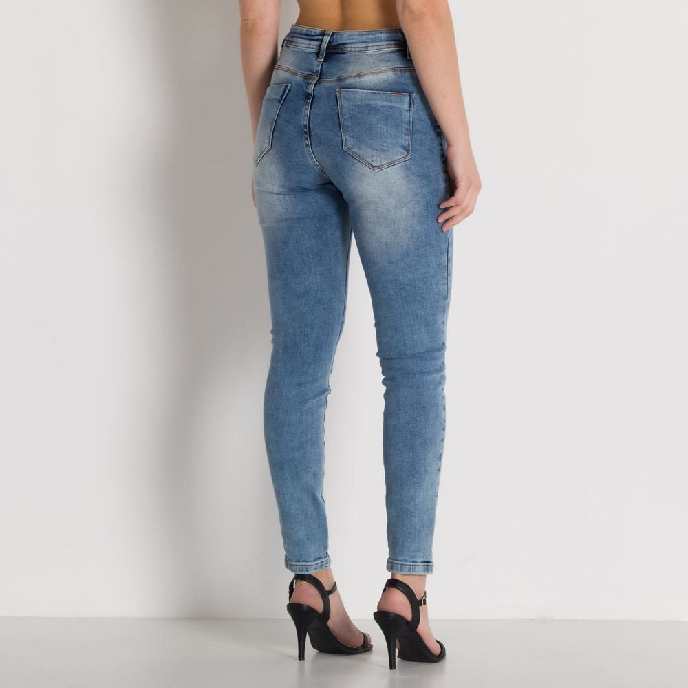 Calça Jeans Feminina Cigarrete Patrícia Foster 
