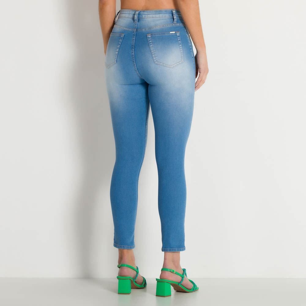 Calça Jeans Feminina Cigarrete Patricia Foster