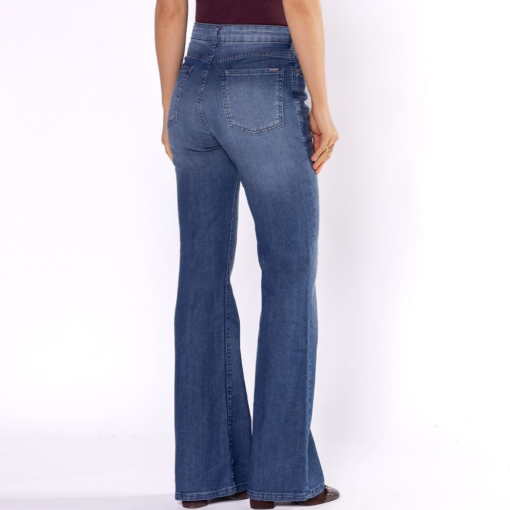 Calça Jeans Feminina Flare Patricia Foster