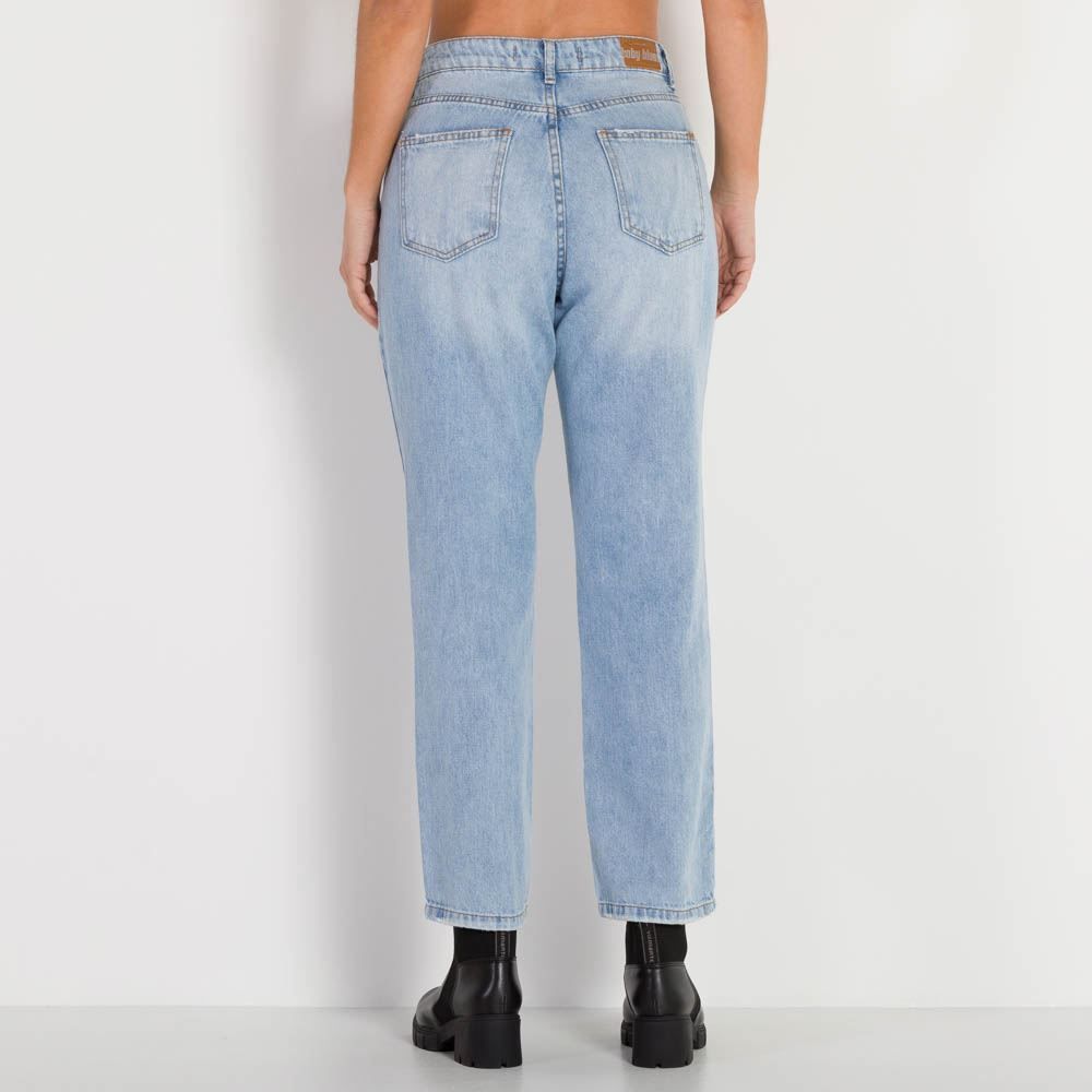 Calça Jeans Feminina Mom Cropped Boby Blues