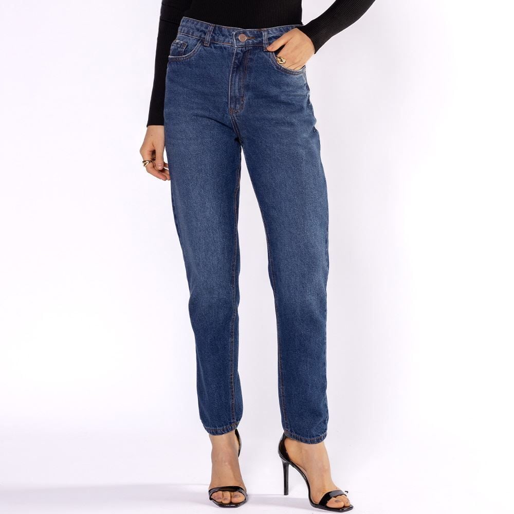Calça Jeans Feminina Mom Patricia Foster