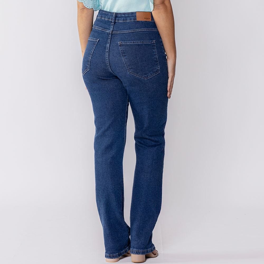 Calça Jeans Feminina Reta Patricia Foster