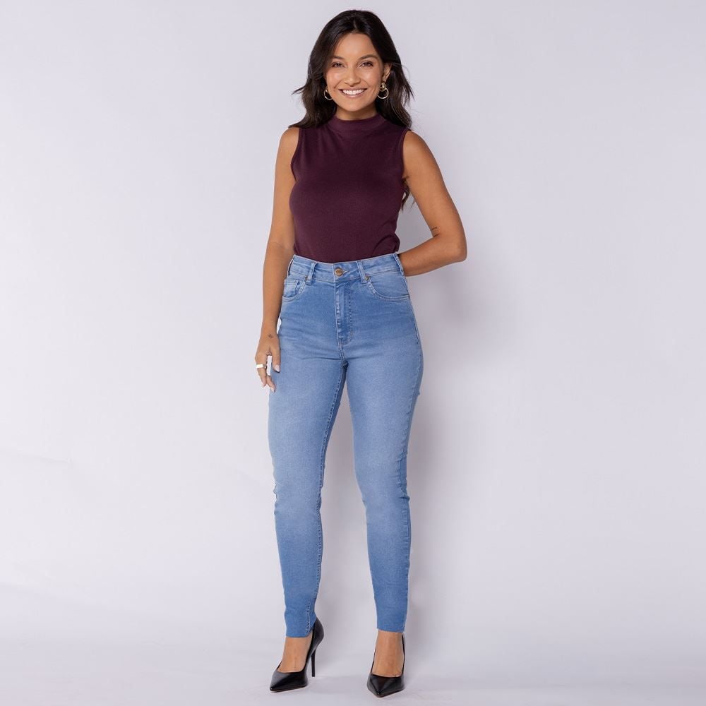 Calça Jeans Feminina Skinny Patricia Foster