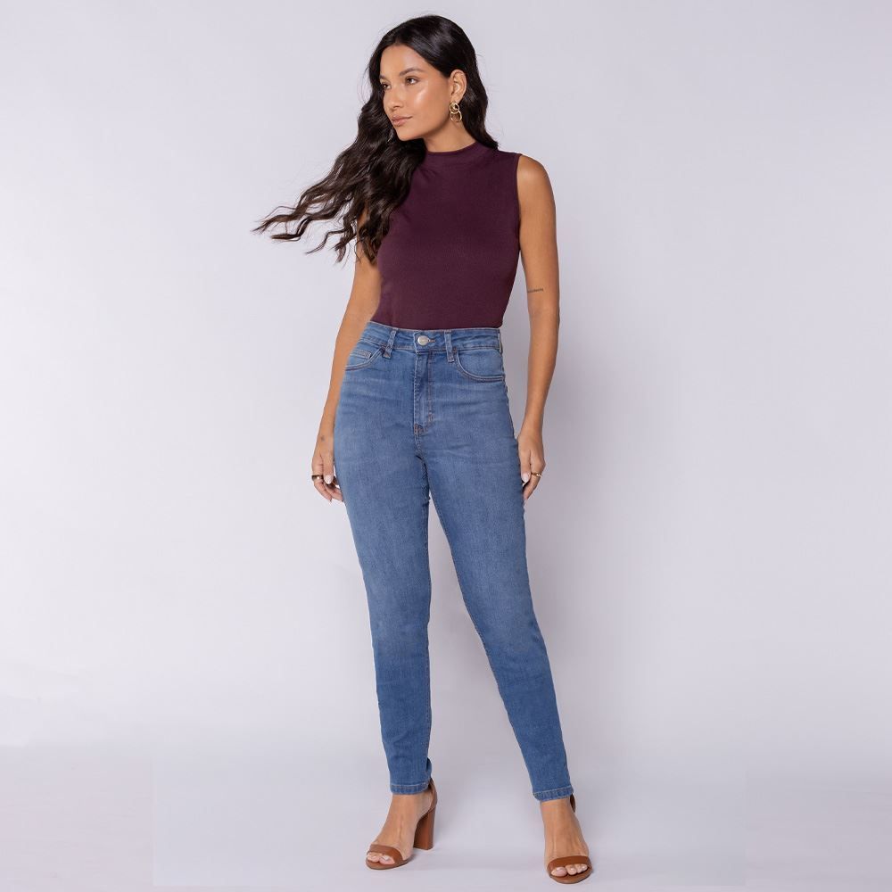 Calça Jeans Feminina Skinny Patricia Foster