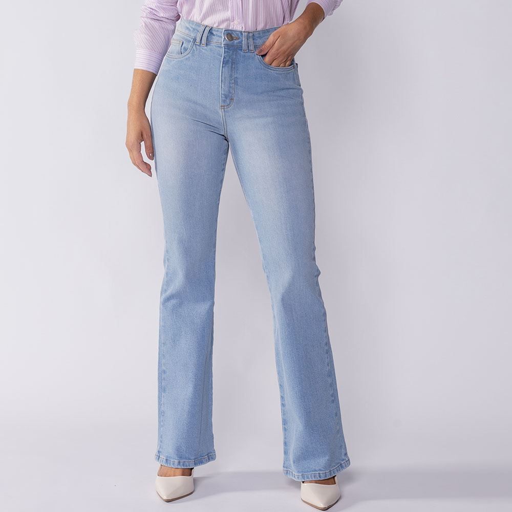 Calça Jeans Feminina Flare Patricia Foster