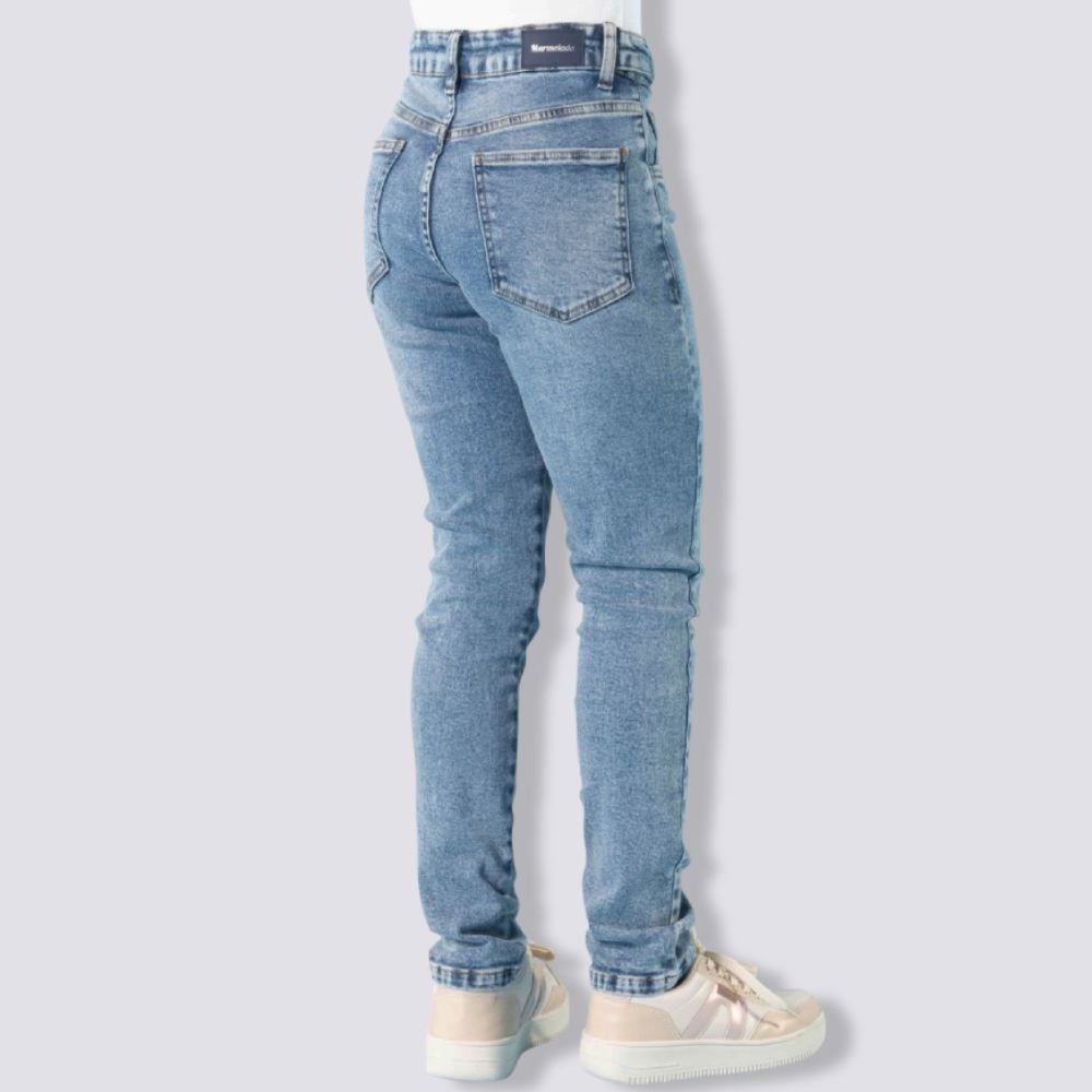 Calça Jeans Infantil Feminina Skinny 12 a 16 Anos Marmelada