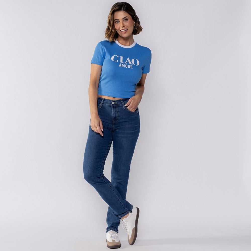 Calça Jeans Levi's 724 Feminina Reta