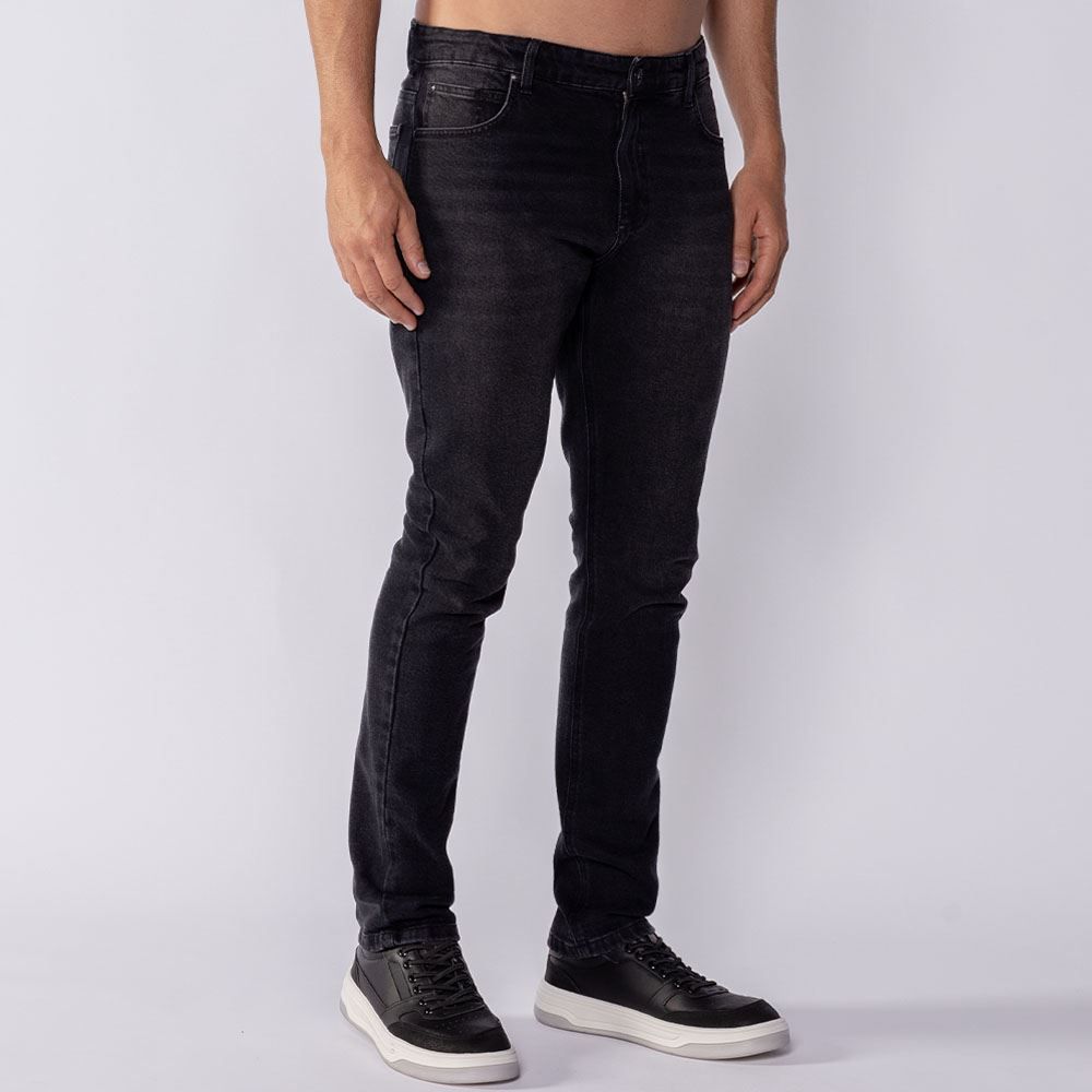 Calça Jeans Masculina Black Skinny Thing