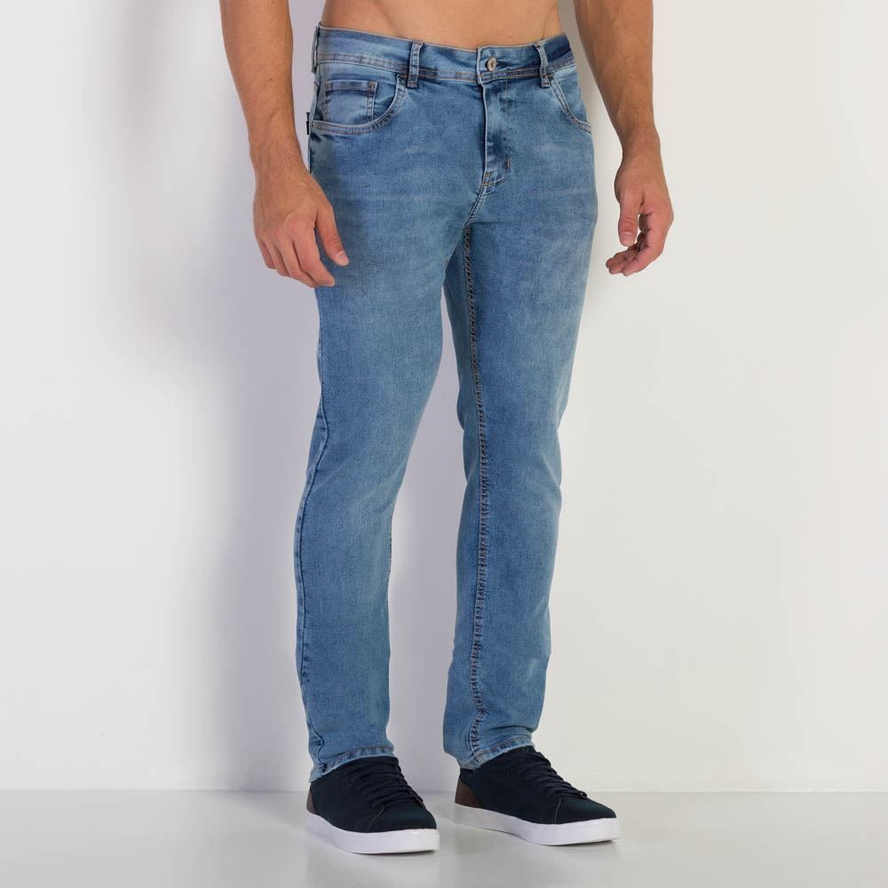 Calça Jeans Masculina Five Pockets Skinny Nicoboco