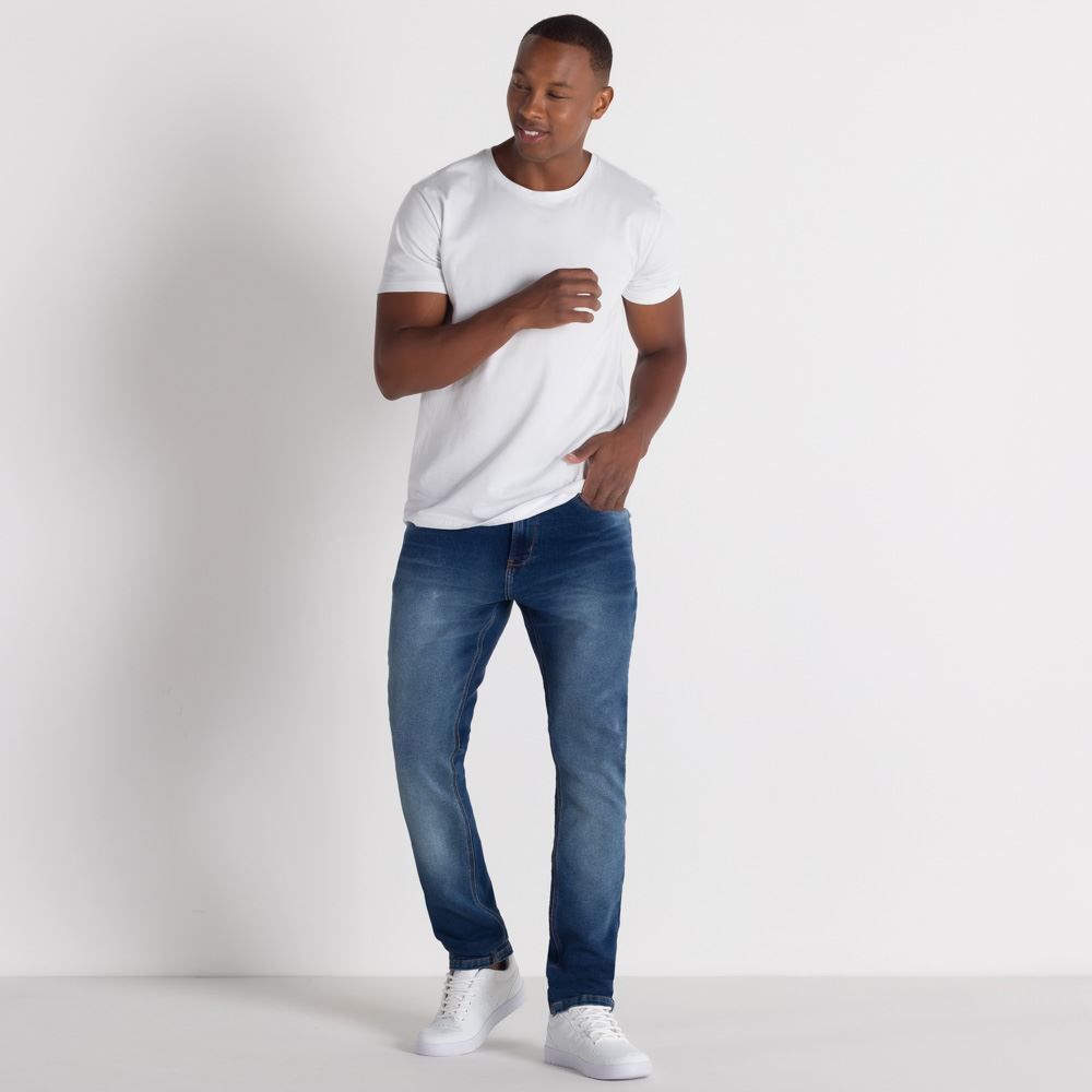 Calça Jeans Masculina Slim Marc Alain