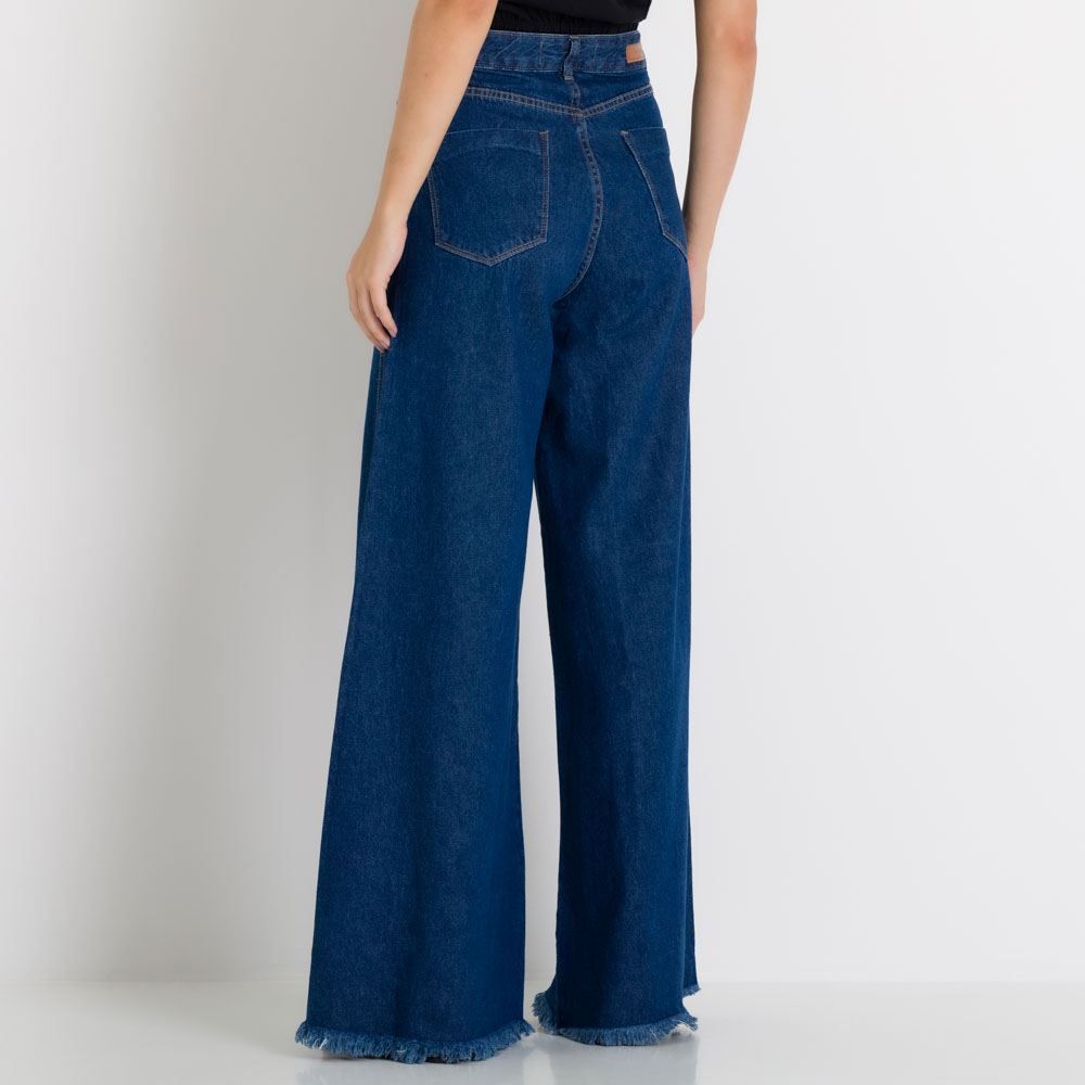 Calça Jeans Pantalona Patrícia Foster